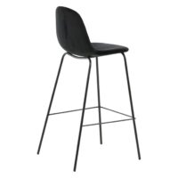 Bumi barkruk zwart fluweel afbeelding 9