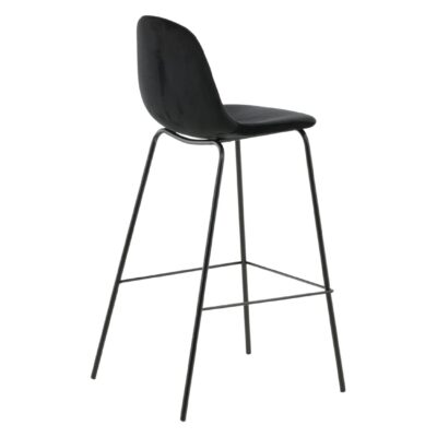 Bumi barkruk zwart fluweel afbeelding 9