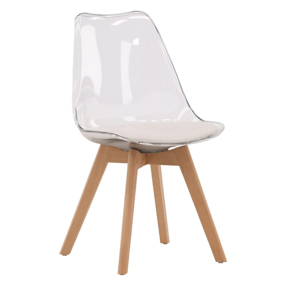 Transparante eetkamerstoel afbeelding 12