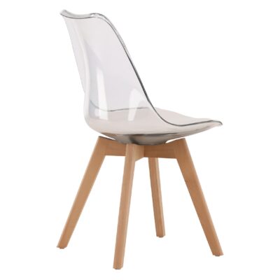 Transparante eetkamerstoel afbeelding 9