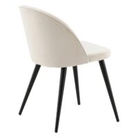 Brivo Matstoel 2-pack Beige Fluweel afbeelding 9