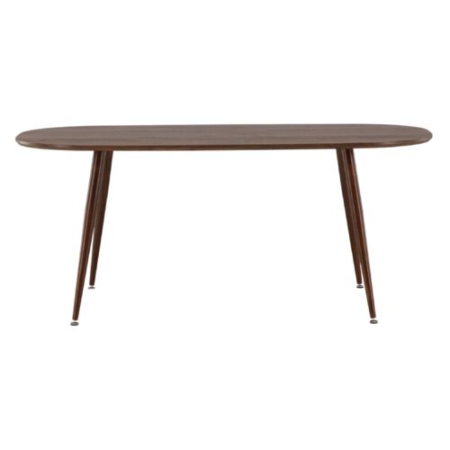 Scandinavische eettafel donkerbruin afbeelding 1