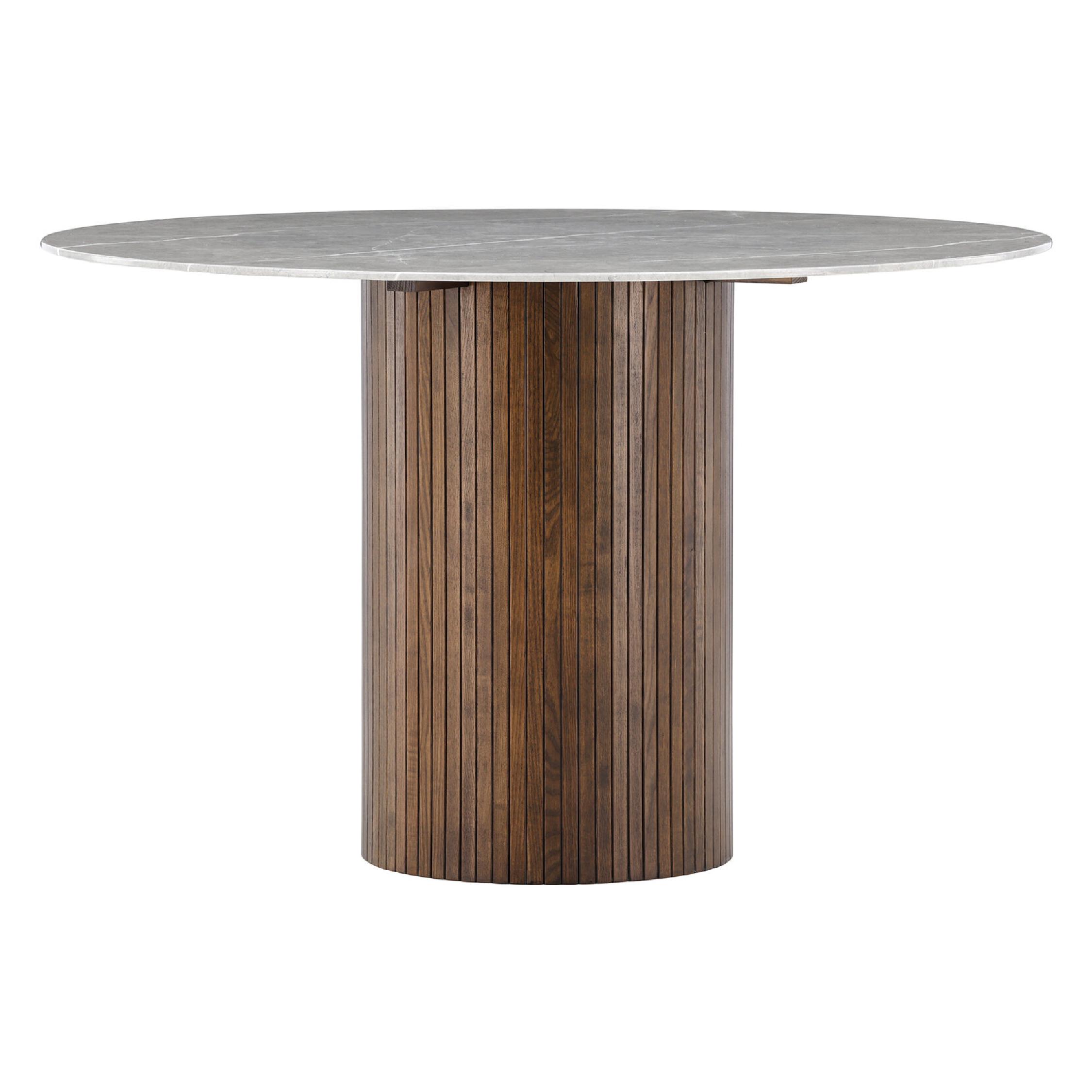 Ronde marmerlook eettafel 120 cm afbeelding 11