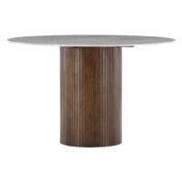 Ronde marmerlook eettafel 120 cm afbeelding 5