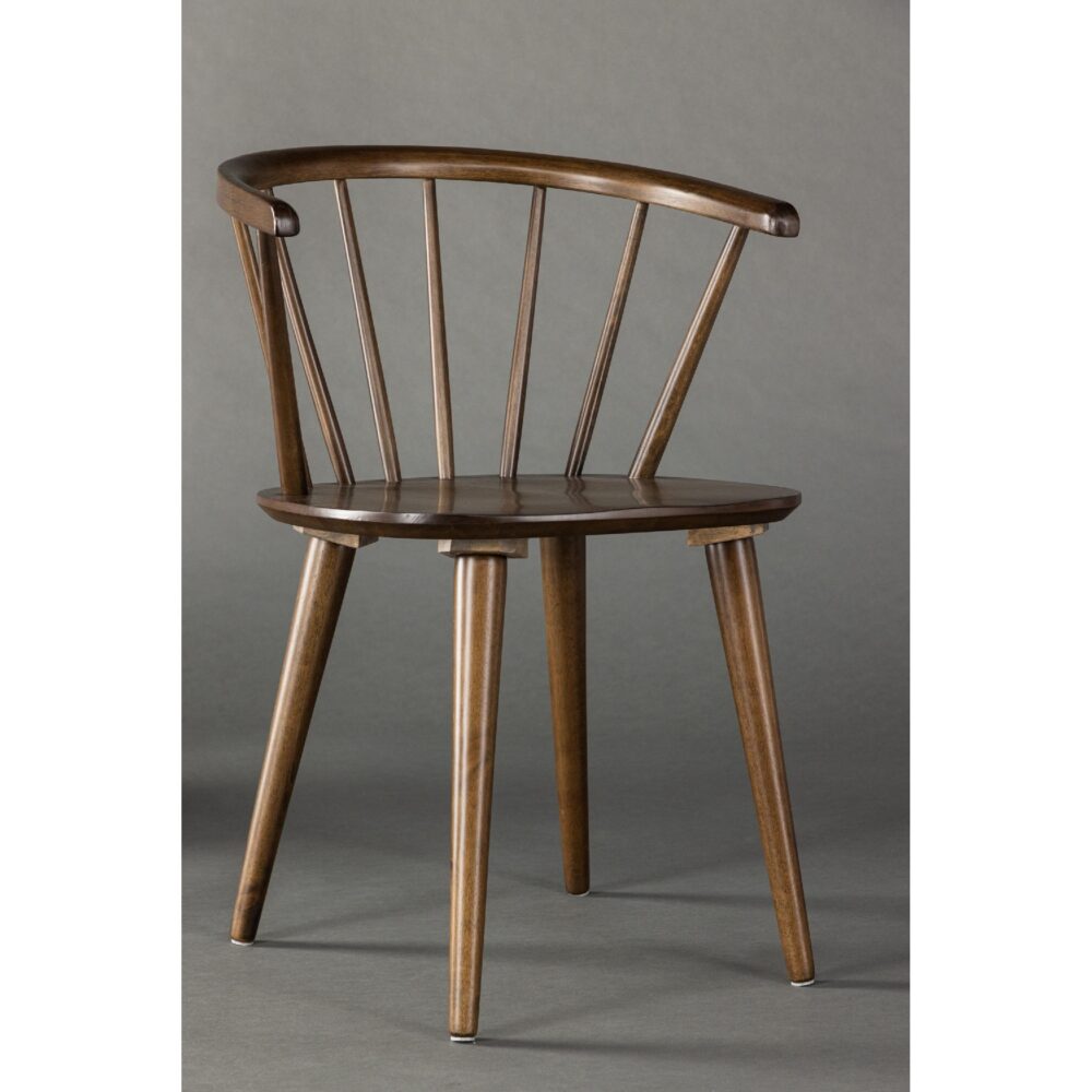 Eetkamerstoel Mocca Rubberhout afbeelding 14