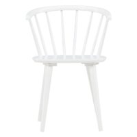 Scandinavische eetkamerstoel rubberhout afbeelding 1