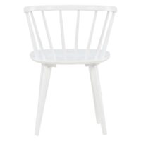 Scandinavische eetkamerstoel rubberhout afbeelding 7