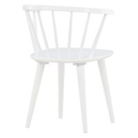 Scandinavische eetkamerstoel rubberhout afbeelding 8