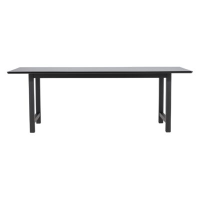 Zwarte rechthoekige eettafel afbeelding 7