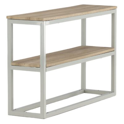 Jati dubbele bijzettafel grijs afbeelding 11