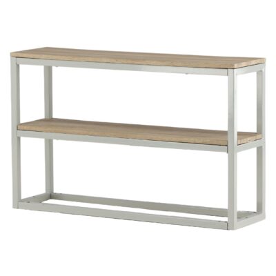 Jati dubbele bijzettafel grijs afbeelding 2