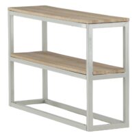Jati dubbele bijzettafel grijs afbeelding 3