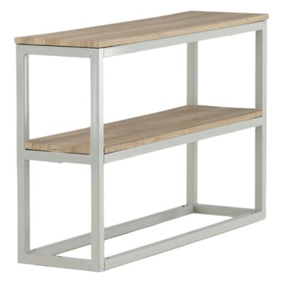 Jati dubbele bijzettafel grijs afbeelding 5