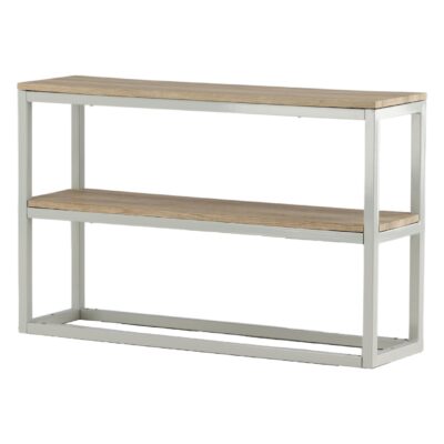 Jati dubbele bijzettafel grijs afbeelding 8