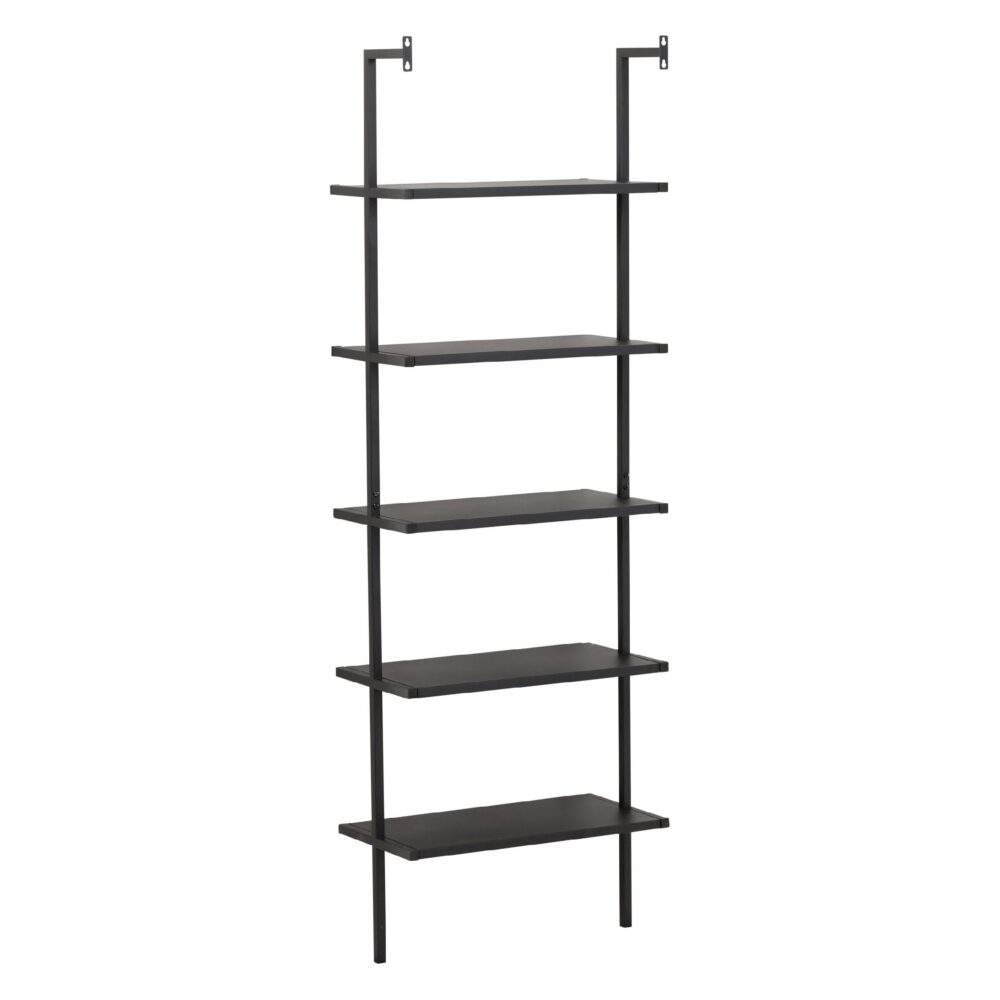 Zwart stalen planken kast afbeelding 6