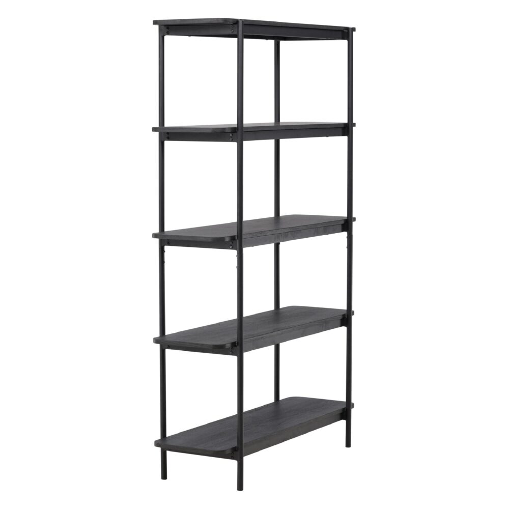 Elvo open wandkast zwart 190 cm afbeelding 11