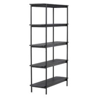 Elvo open wandkast zwart 190 cm afbeelding 11