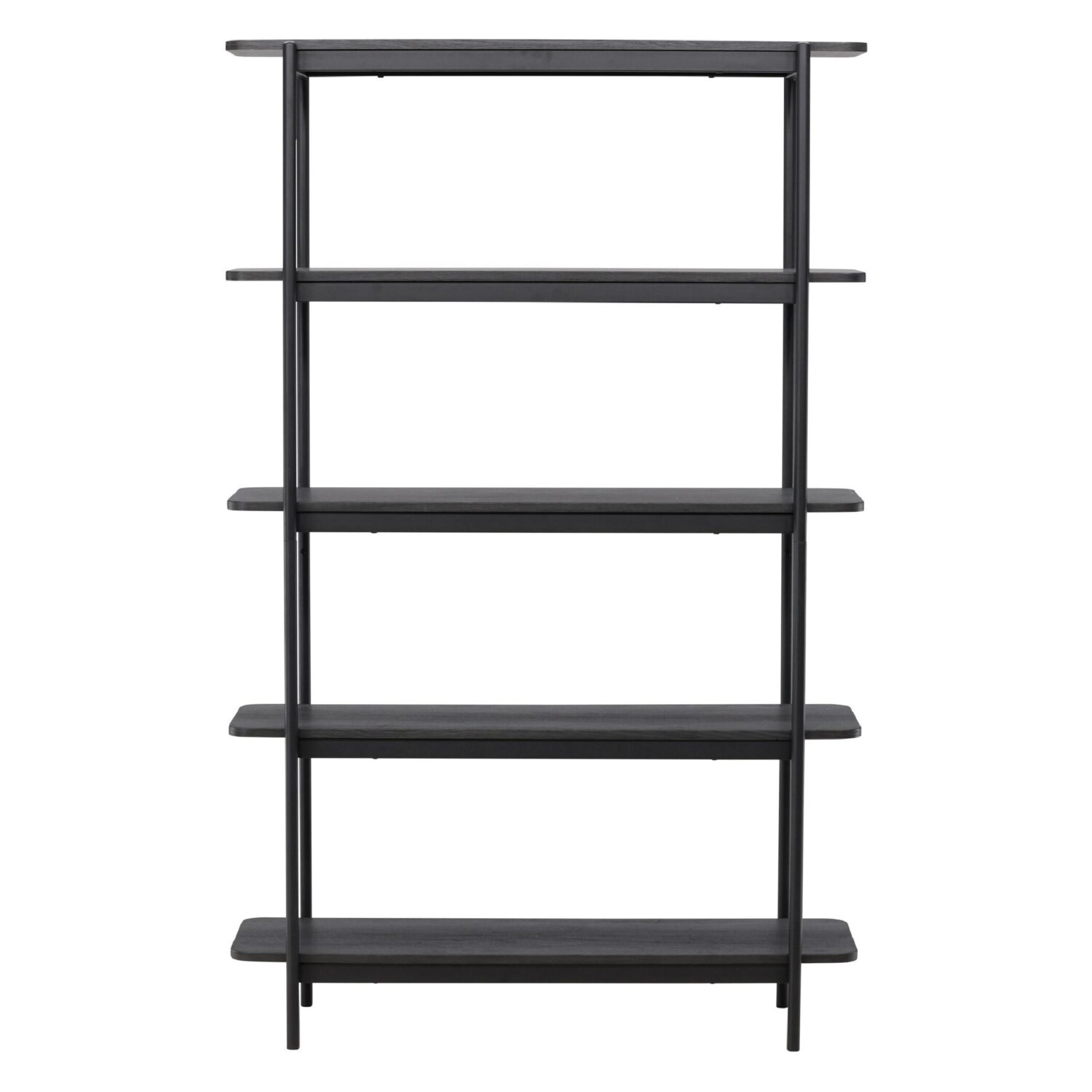 Elvo open wandkast zwart 190 cm afbeelding 1