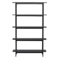 Elvo open wandkast zwart 190 cm afbeelding 1