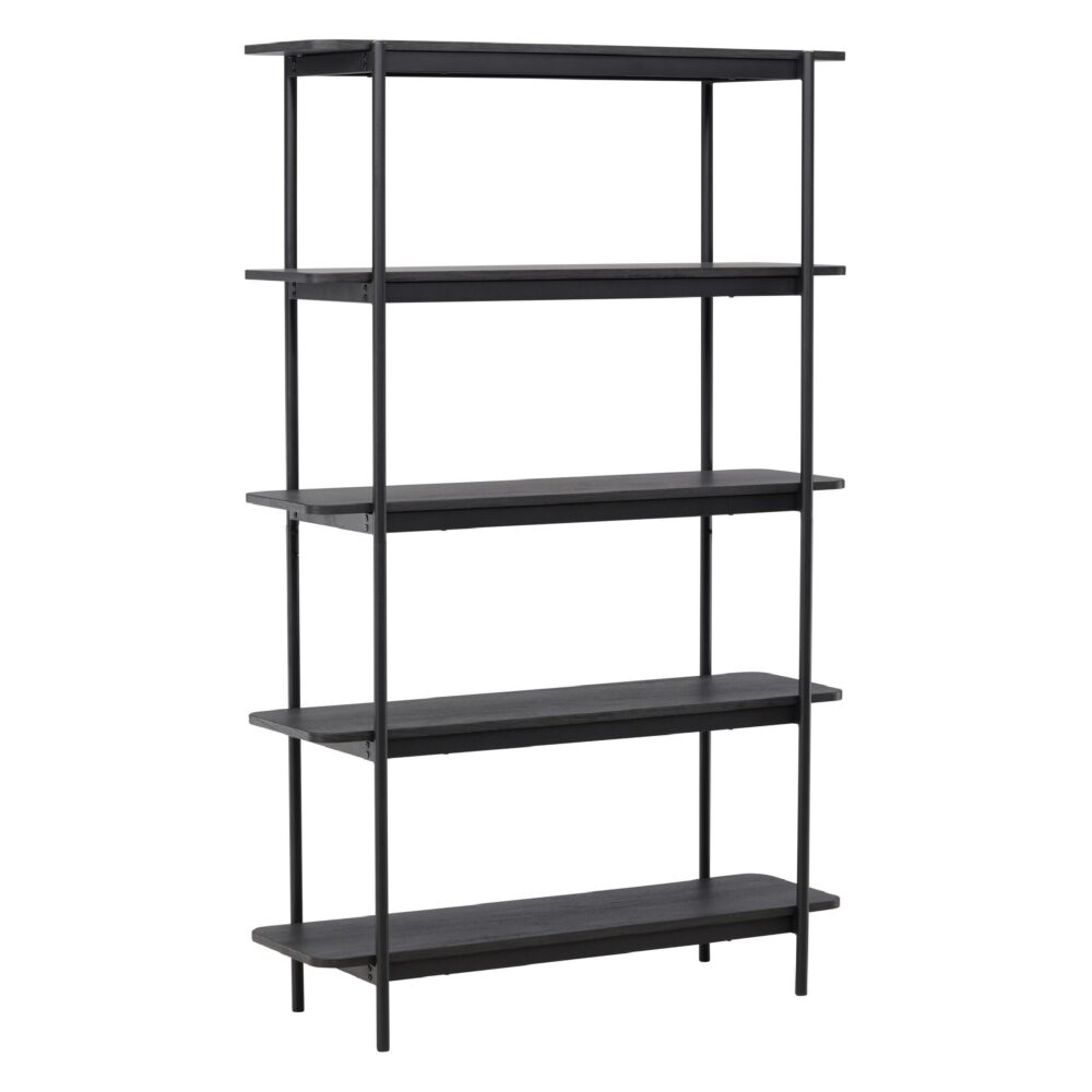 Elvo open wandkast zwart 190 cm afbeelding 6
