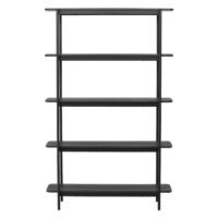 Elvo open wandkast zwart 190 cm afbeelding 7
