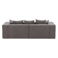 Scandinavische grijze bank afbeelding 7