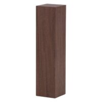 Cato Bijzettafel zuil bruin hout afbeelding 11