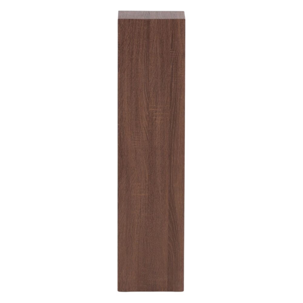Cato Bijzettafel zuil bruin hout afbeelding 1