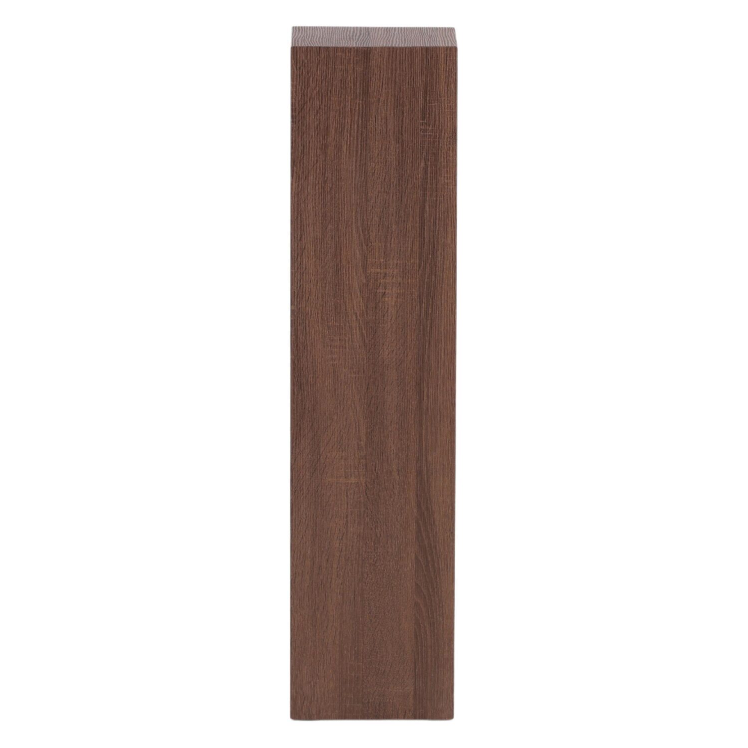 Cato Bijzettafel zuil bruin hout afbeelding 1
