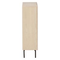 Daro Hoge Kast Whitewash Eikenfineer afbeelding 10