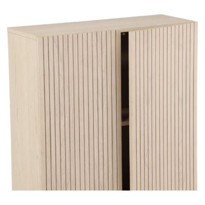 Daro Hoge Kast Whitewash Eikenfineer afbeelding 14