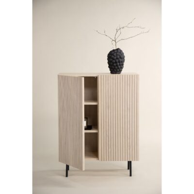 Daro Hoge Kast Whitewash Eikenfineer afbeelding 16