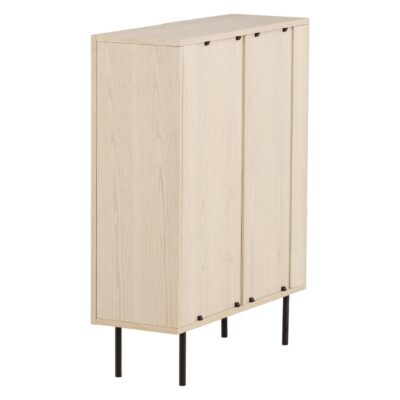 Daro Hoge Kast Whitewash Eikenfineer afbeelding 5