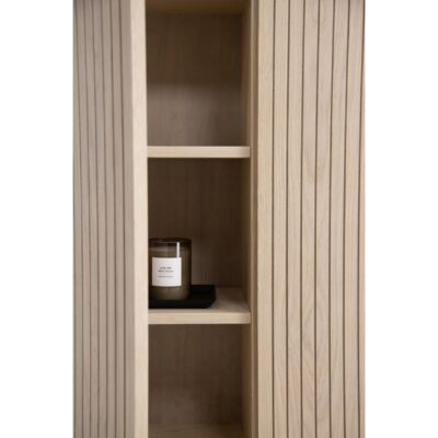 Daro Hoge Kast Whitewash Eikenfineer afbeelding 17