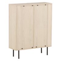 Daro Hoge Kast Whitewash Eikenfineer afbeelding 6