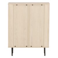 Daro Hoge Kast Whitewash Eikenfineer afbeelding 7