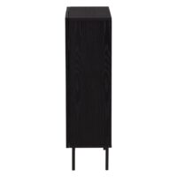 Daro Hoge Kast Zwart Eikenfineer afbeelding 4