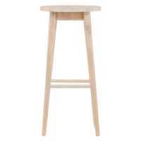 Lumo Barkruk Whitewash Hout afbeelding 7