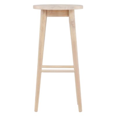 Lumo Barkruk Whitewash Hout afbeelding 7