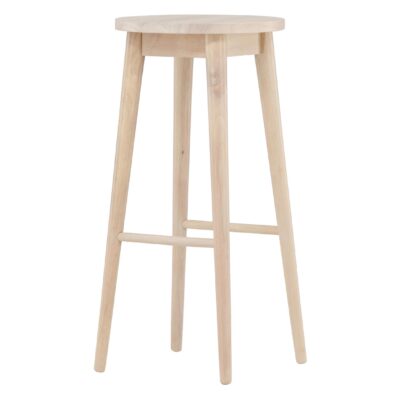 Lumo Barkruk Whitewash Hout afbeelding 8