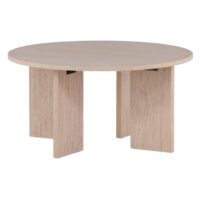 Salontafel whitewash hout modern interieur afbeelding 8
