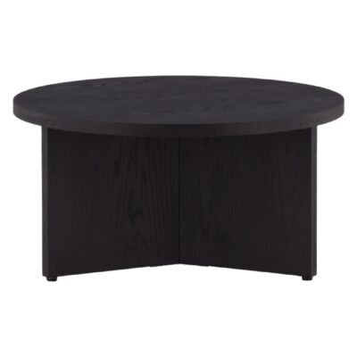 Scandinavisch design salontafel zwart hout afbeelding 11