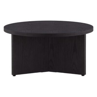 Scandinavisch design salontafel zwart hout afbeelding 3