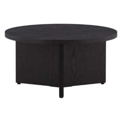 Scandinavisch design salontafel zwart hout afbeelding 5