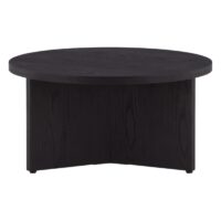 Scandinavisch design salontafel zwart hout afbeelding 7