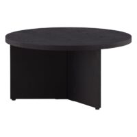 Scandinavisch design salontafel zwart hout afbeelding 8