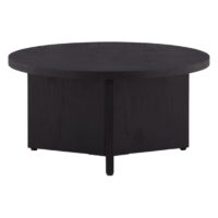 Scandinavisch design salontafel zwart hout afbeelding 9