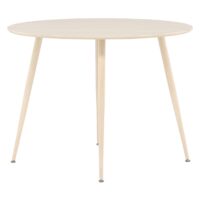 Yaro Eettafel 100 cm Whitewash Ronde Tafel afbeelding 10