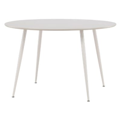 Ronde beige eettafel 120 cm afbeelding 9