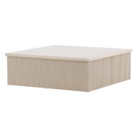 Luno Salontafel Moderne Elegantie Beige 90x90 cm afbeelding 11